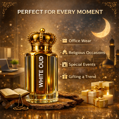 Pure White Oud Attar - 18ML