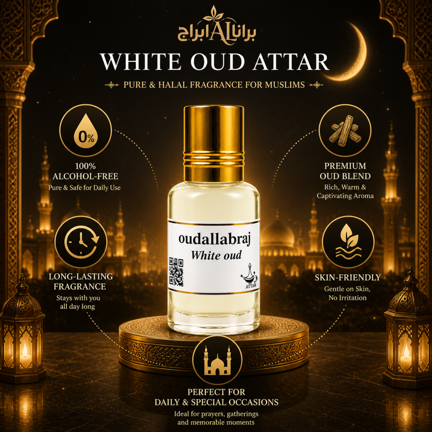 EID SPECIAL COMBO - BLUE OUD, WHITE OUD, GOLD (PACK OF 3)