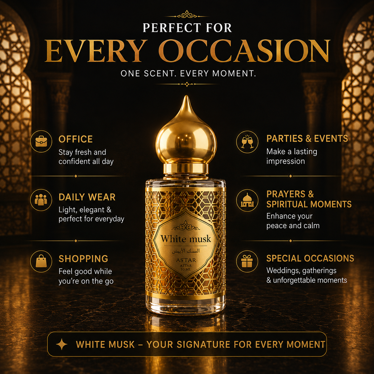 PURE WHITE MUSK -  10 ML