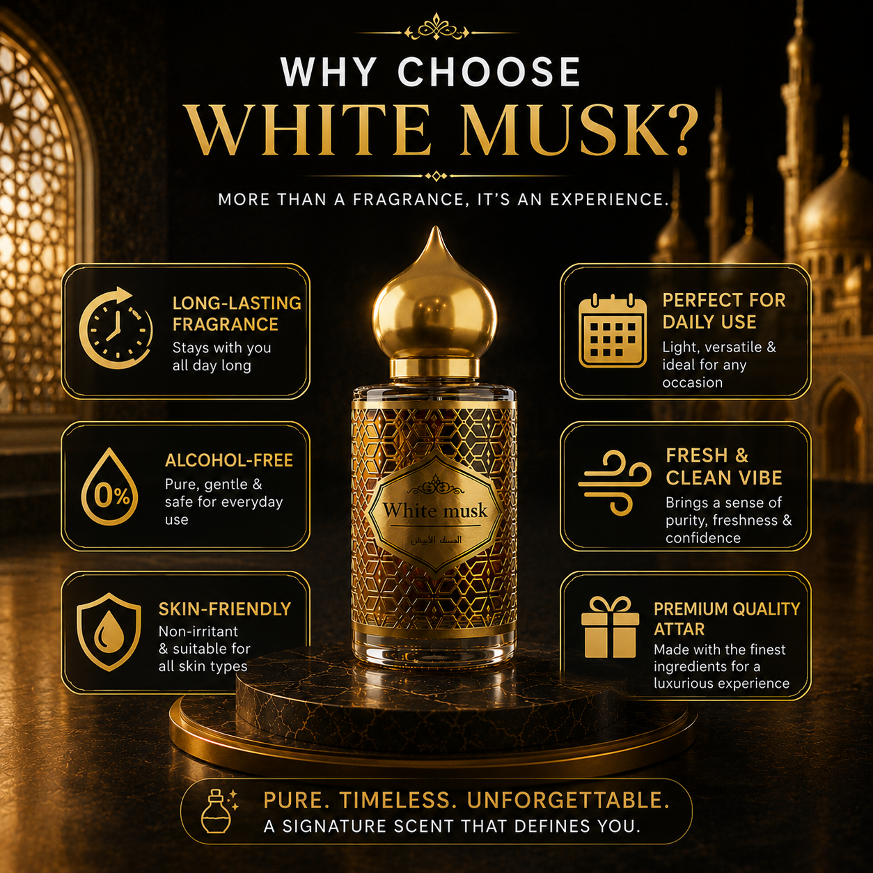PURE WHITE MUSK -  10 ML