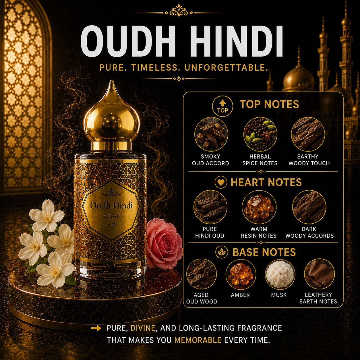 Oudh Hindi - 10 ML